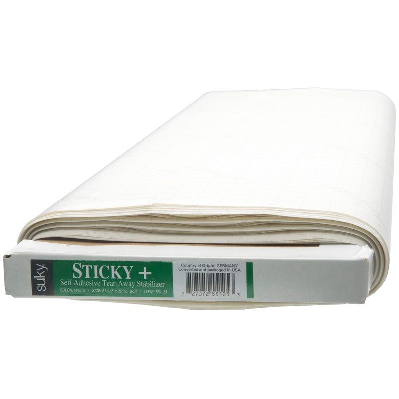 Sulky Sticky Self-Adhesive Tear-Away Stabilizer-22.5X25yd